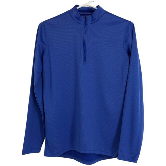 Nike ACG cobalt Blue Drifit Long Sleeve 1/4 zip baselayer shirt size  M - Picture 1 of 13